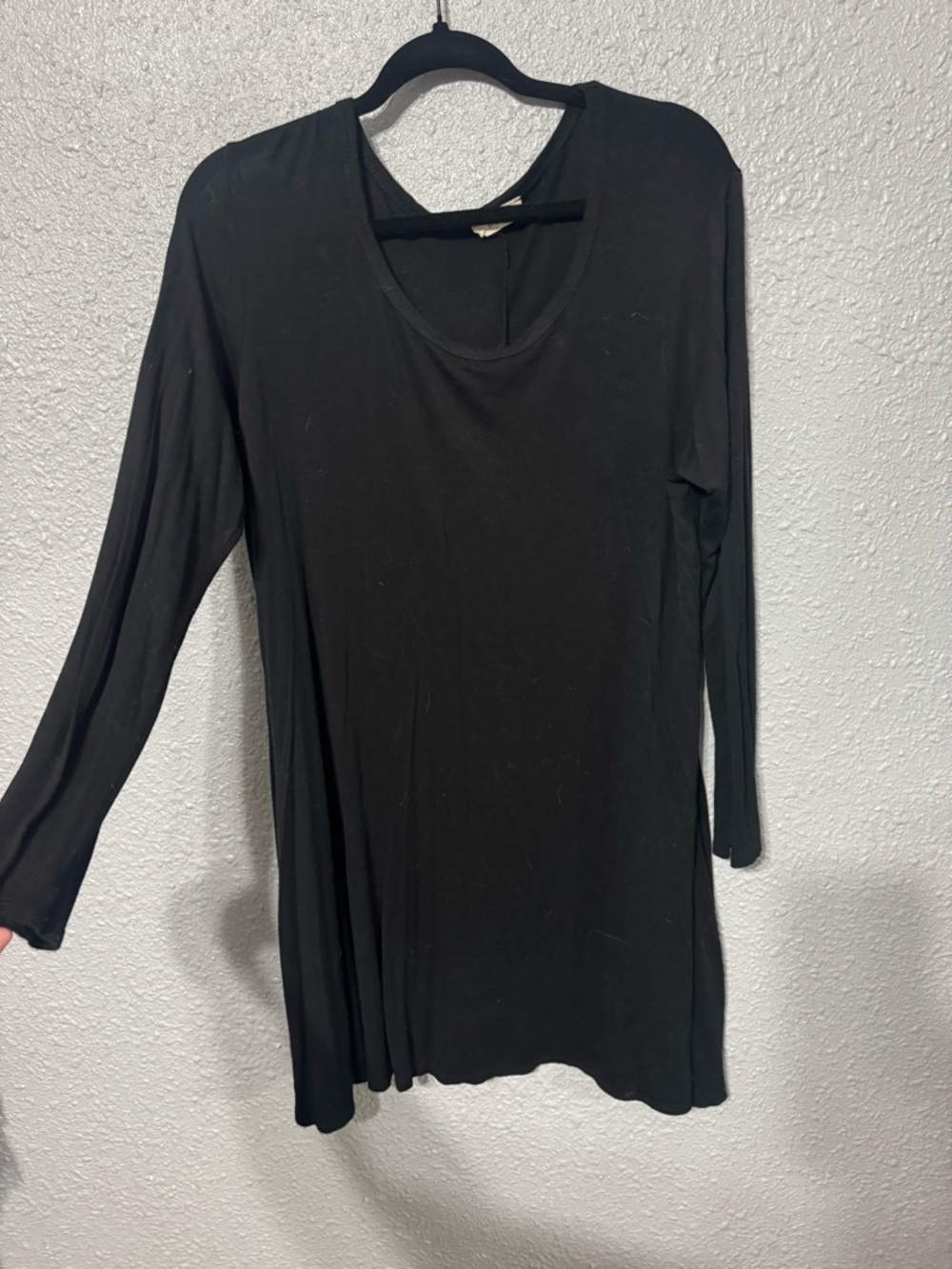 Classic Black Long-Sleeve Women's dress